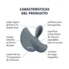 Satisfyer Plug Anal Silicone Iniciante Preto Vibrador