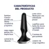 Satisfyer Plug Anal Silicone Preto Vibrador Controlável