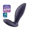Satisfyer Plugs Anais Silicone Recarregável Roxo Controlável Bluetooth
