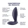Satisfyer Plugs Anais Silicone Recarregável Roxo Controlável Bluetooth