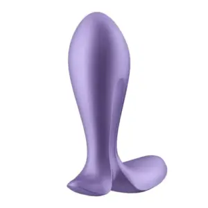 Satisfyer Plugs Anais Silicone Roxo Controlado Bluetooth