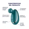 Satisfyer Ponto Em 1 Vibração Poderosa Silicone Verde