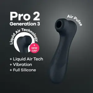 Satisfyer Pro 2 Gen 3 Estimulador Recarregável Clítoris Silicone Preto