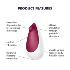 Satisfyer Spot On 3 Estimulador Clitóris Flexível silicone