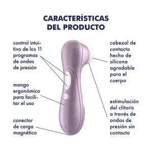 Satisfyer Succionador de Clítoris Pro 2 Next Gen IPX7 Silicone Violet