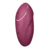 Satisfyer Tap Climax 1 Vibrador lay-on intenso silicone vermelho