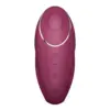 Satisfyer Tap Climax 1 Vibrador lay-on intenso silicone vermelho