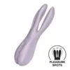 Satisfyer Threesome 2 Vibrador Recarregável Impermeável Silicone Violeta