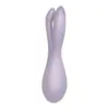 Satisfyer Threesome 2 Vibrador Recarregável Impermeável Silicone Violeta