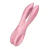 Satisfyer Threesome Vibrador 12 Vibrações Silicone Rosa