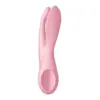 Satisfyer Threesome Vibrador 12 Vibrações Silicone Rosa