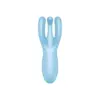 Satisfyer Threesome Vibrador 3 Motores Silicone Azul