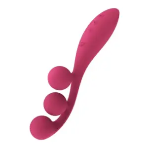 Satisfyer Tri Ball 1 Vibrador Multi Silicone Vermelho