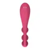 Satisfyer Tri Ball 1 Vibrador Multi Silicone Vermelho