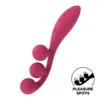 Satisfyer Tri Ball 1 Vibrador Multi Silicone Vermelho