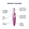 Satisfyer Twirling Delight Vibrador Recarregável Silicone Roxo