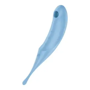 Satisfyer Twirling Pro Estimulador Vibrador Silicone Azul