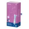 Satisfyer Vibrador de Bomba de Ar 5+ Inflável Azul