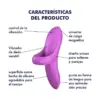 Satisfyer Vibrador de Dedo Amante Bold 12 programas Silicone Rosa