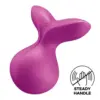 Satisfyer Viva La Vulva 3 Lay-on de silicone violeta