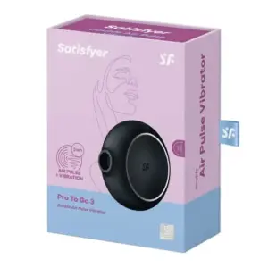 Satisfyer Vulva Lover 2 Estimulador de Pulso de Ar Duplo Preto