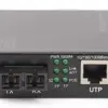 Digitus DN-82150 Conversor de Mídia Gigabit PoE RJ45/SC Preto