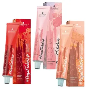 Schwarzkopf IGORA Royal Take Over Nudes 9-48 Rubio Muito Claro Beige Vermelho