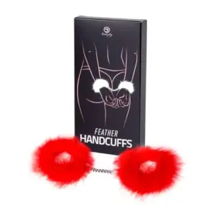 Secret Play Algemas de Marabou Vermelho