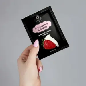 Secret Play Lubrificante 120 ml Morangos com Nata Efeito Calor