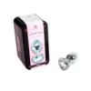 Secret Play Plug Anais Metal Pequeno Transparente Coração
