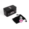 Secret Play Plug Anal Metal Pequeno Coração Rosa