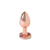 Secret Play Plug Anal Metal Rose Gold S