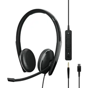Sennheiser EPOS Adapt 165 II Stereo USB-C auscultador com microfone preto