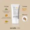 Sensilis Protetor Solar SPF50+ Mousse Despigmentante e Difuminador
