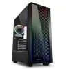 Sharkoon LIT 200 Midi Tower PC Preto Vidro Temperado RGB