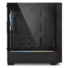 Sharkoon LIT 200 Midi Tower PC Preto Vidro Temperado RGB