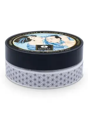 Shunga Kit de Pó de Massagem com Côco com Caneta de Cores Suaves