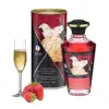 Shunga Óleo de Efeito Calor Espumante de Morango 100ml