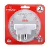 Skross Adaptador Mundial Reino Unido USB