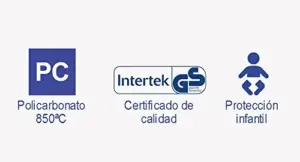 Solera ELK41213 Bloco 3 Tomadas com Interruptor Luminoso