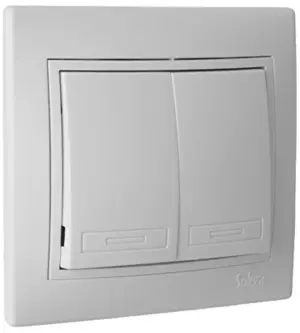 Solera Interruptor Duplo 10A 250V com moldura