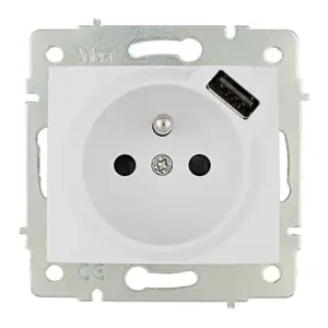 Solera Tomada Bipolar com USB 250V Neutro