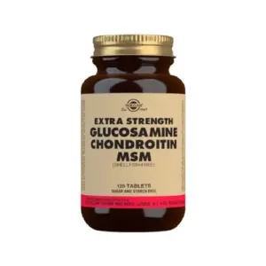 Solgar Extra Strength Glucosamine Chondroitin MSM 120 Comprimidos