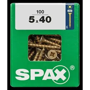 Spax Parafuso Madeira Pozidriv 5x40mm YELLOX