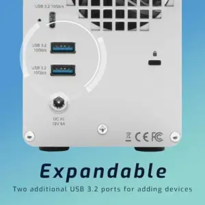 OWC Mercury Elite Pro Dual RAID Compartimento HDD/SSD Prateado