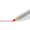Staedtler Lápis Grafite Madeira Vermelho 12 unidades