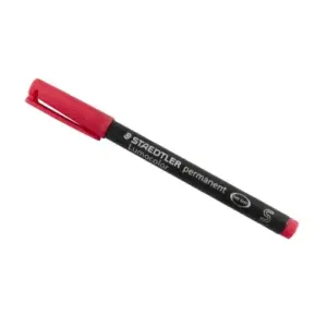 Staedtler Marcador Lumocolor Permanente Vermelho 1 Un