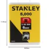 Stanley Agrafos Tipo A 1-TRA204-5T 6mm