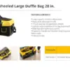 Stanley FMST82706-1 Capacidade 20kg Bolsa de Ferramentas com Rodas