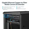 Startech.com Conversor Ethernet para Fibra SC Gigabit 1000Base-LX